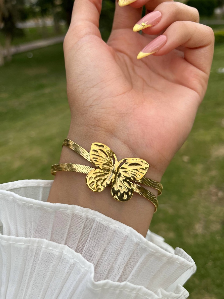 Golden Butterfly Bracelet