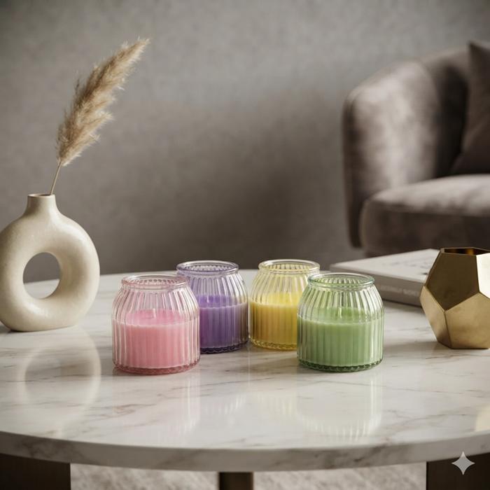 شمعة معطرة بأناقة كلاسيكية