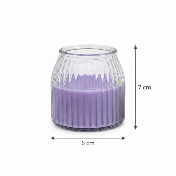 شمعة معطرة بتصميم كلاسيكي مضلع