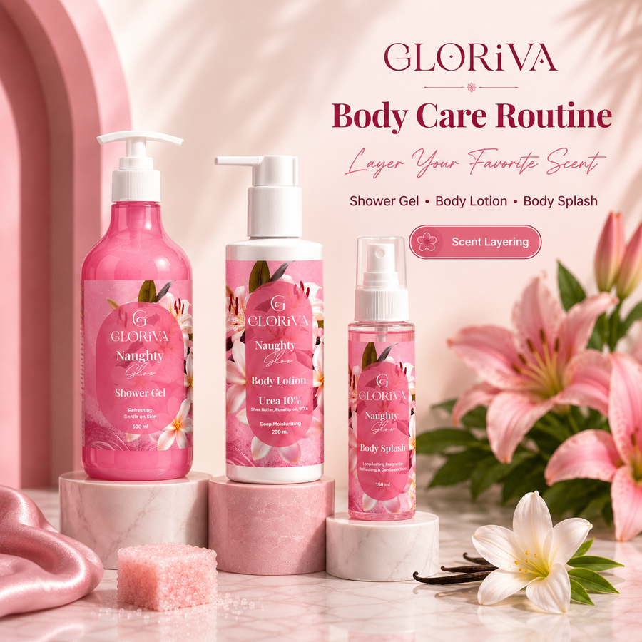 مجموعة  Naughty Glow للعناية بالجسم 