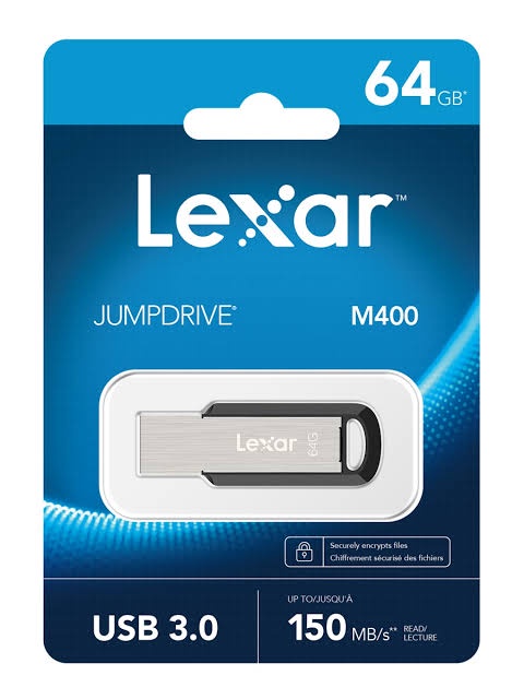 فلاشة ليكسار M400 64GB USB 3.0 بسرعة نقل 150MB/s