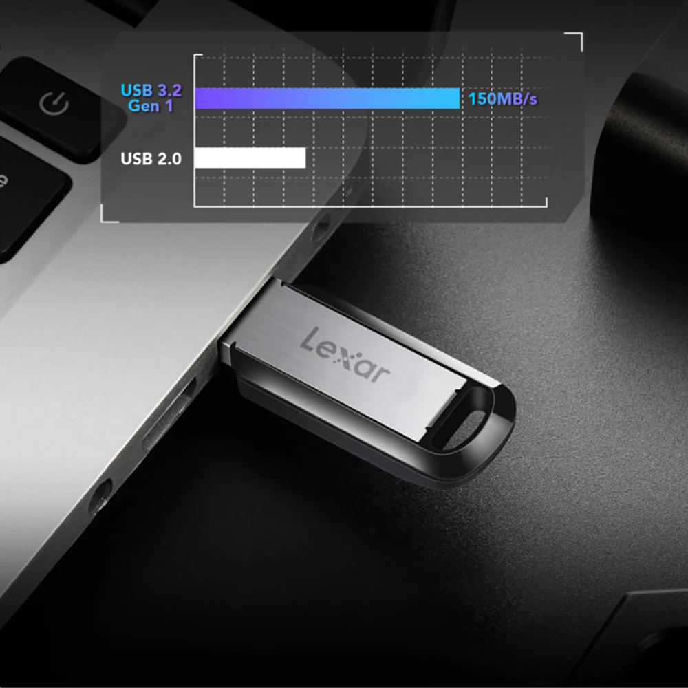 فلاشة ليكسار M400 64GB USB 3.0 بسرعة نقل 150MB/s