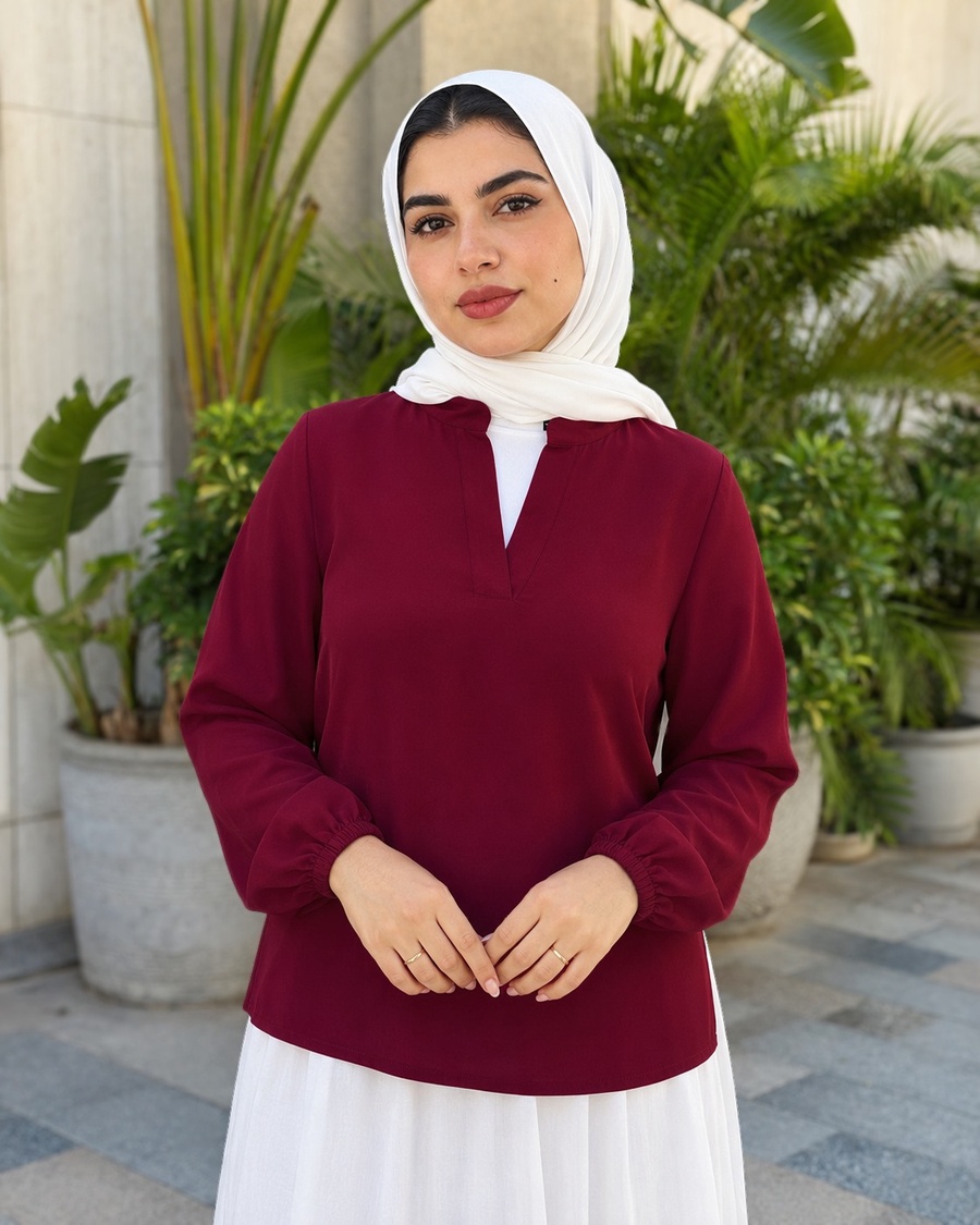 Plain blouse