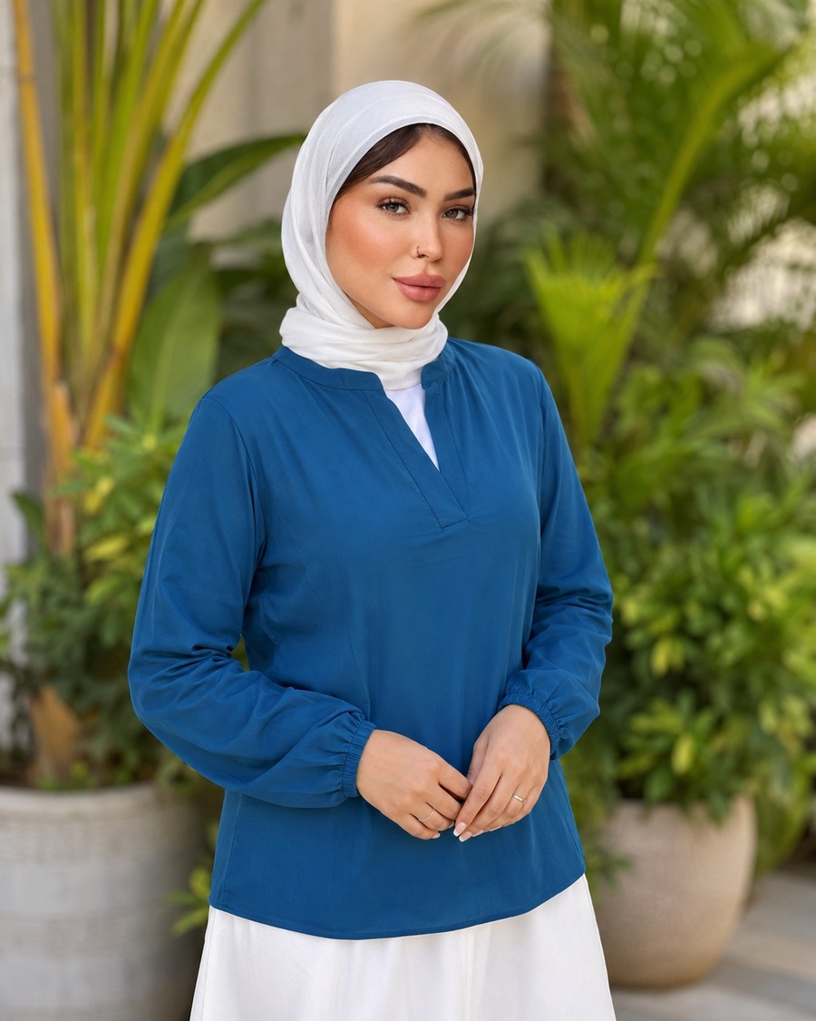 Plain blouse