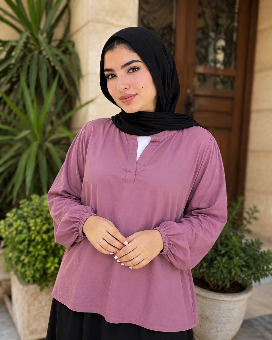 Plain blouse