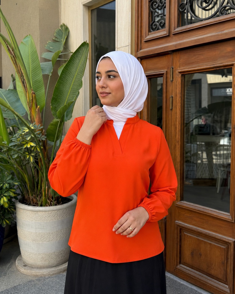 Plain blouse