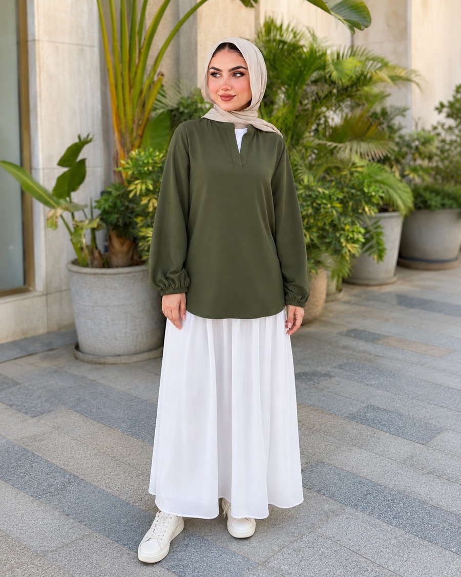 Plain blouse