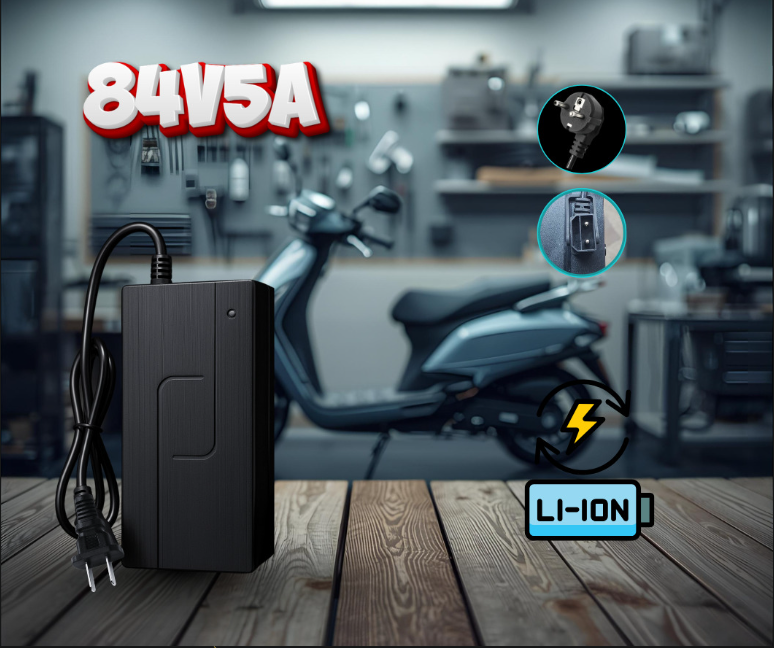 BATTERY CHARGER 84VOLT-5AH