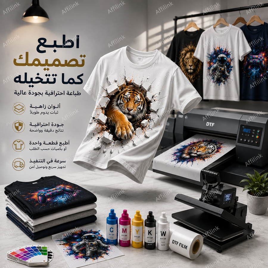 طباعة التيشيرتات حسب الطلب