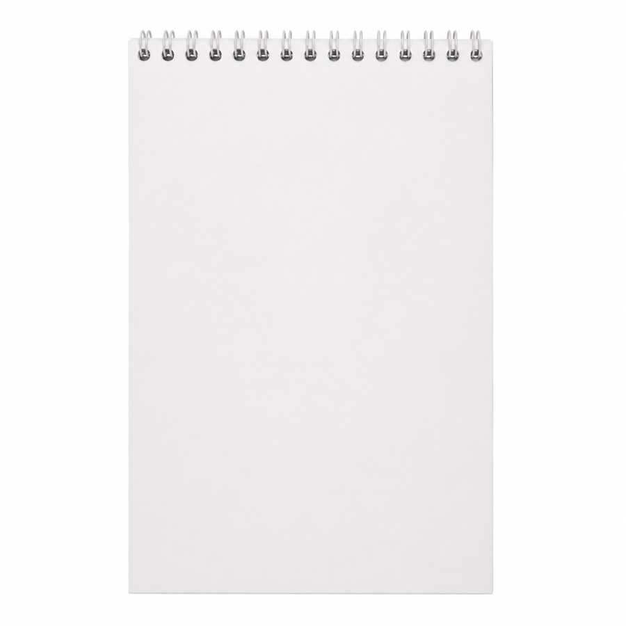 SOBHY A5 Top Spiral Notebook – 50 Sheets – Plain Paper – Dog