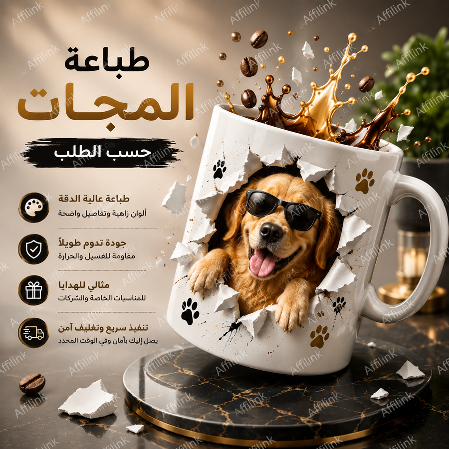 طباعة المجات حسب الطلب