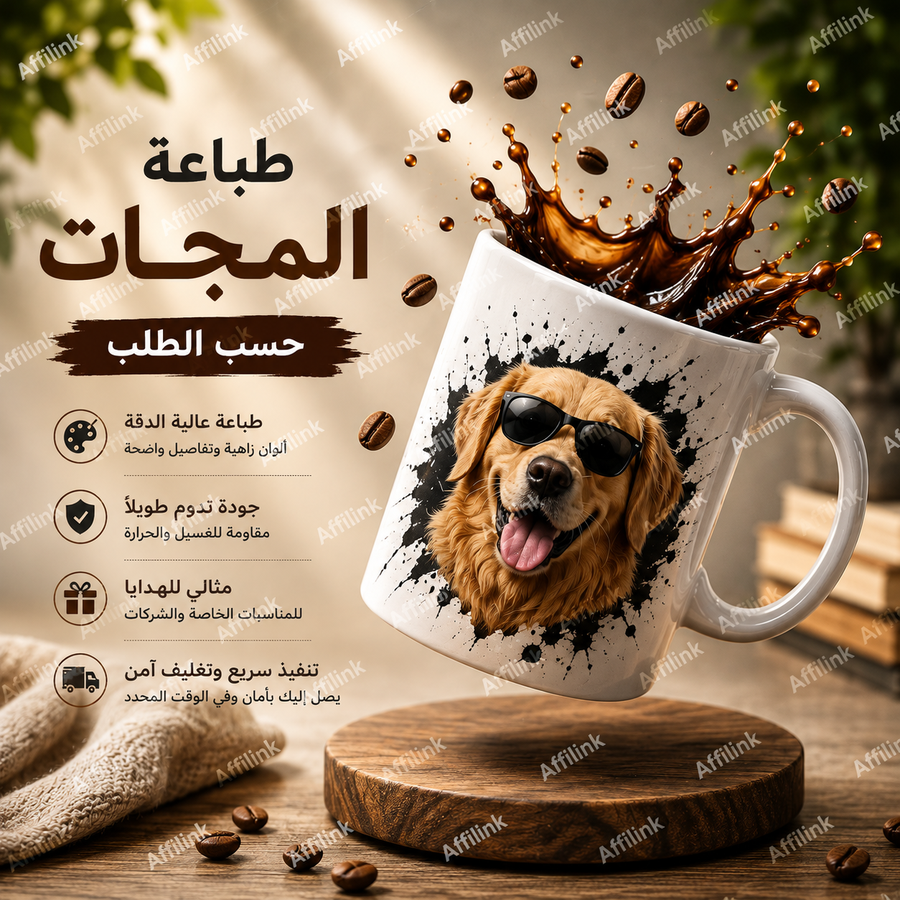 طباعة المجات حسب الطلب