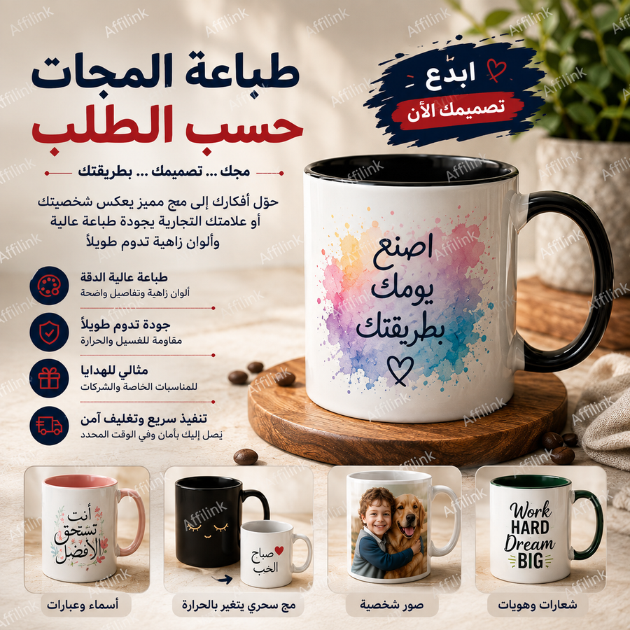 طباعة المجات حسب الطلب