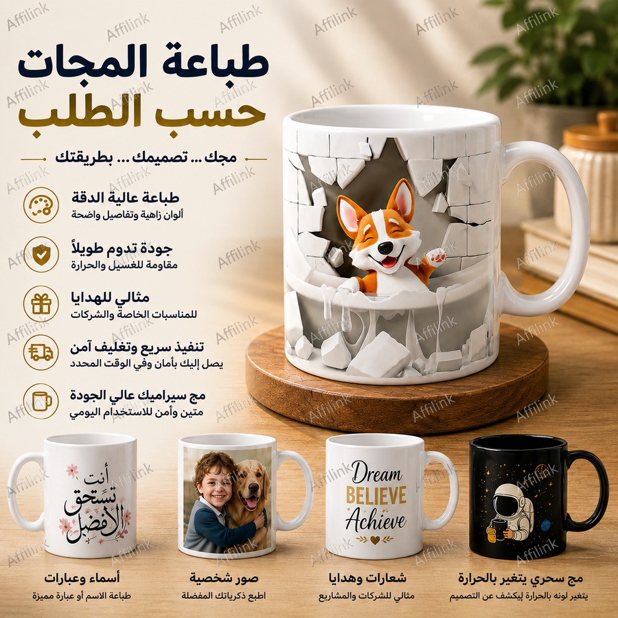 طباعة المجات حسب الطلب