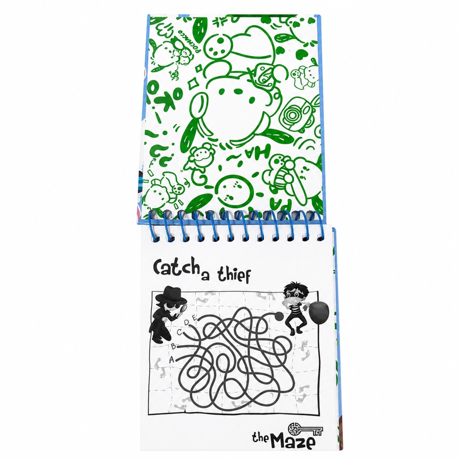 SOBHY Mini Top Spiral Notebook – 90 Sheets – Hard Cover – 11.5 × 14 cm