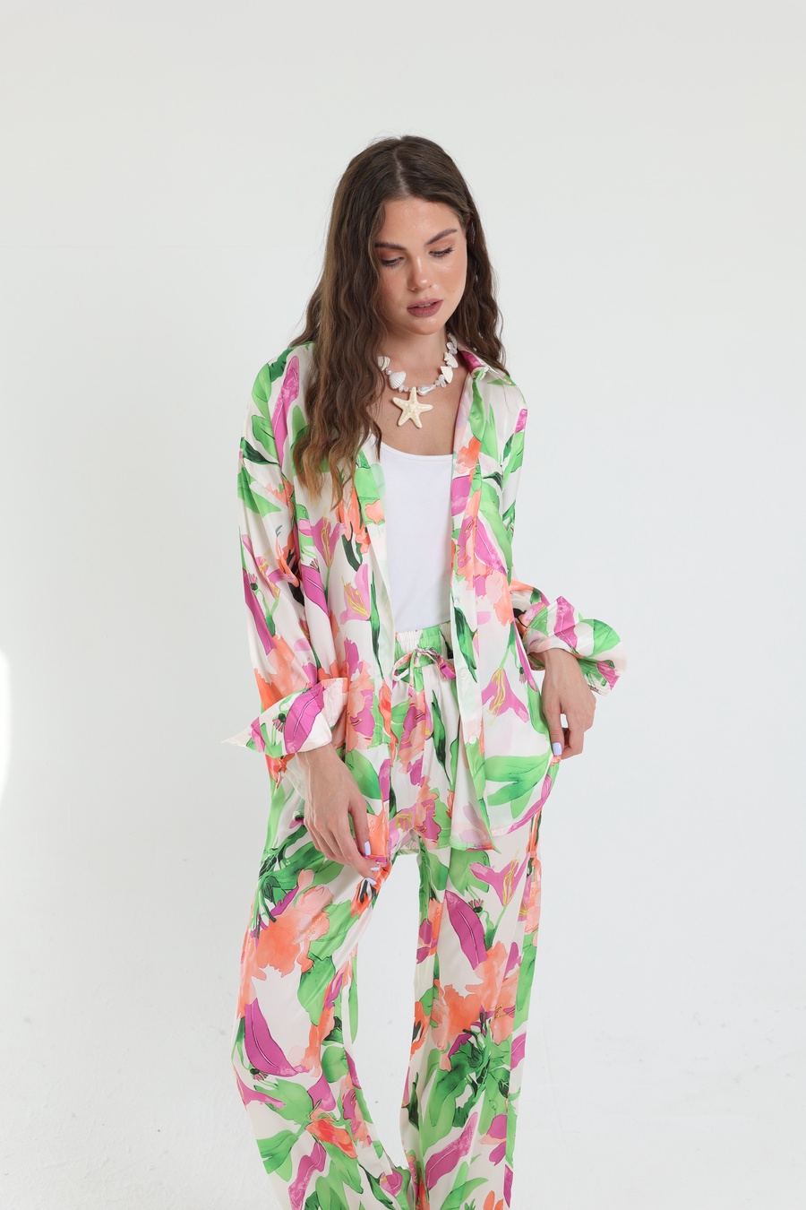 Floral suit