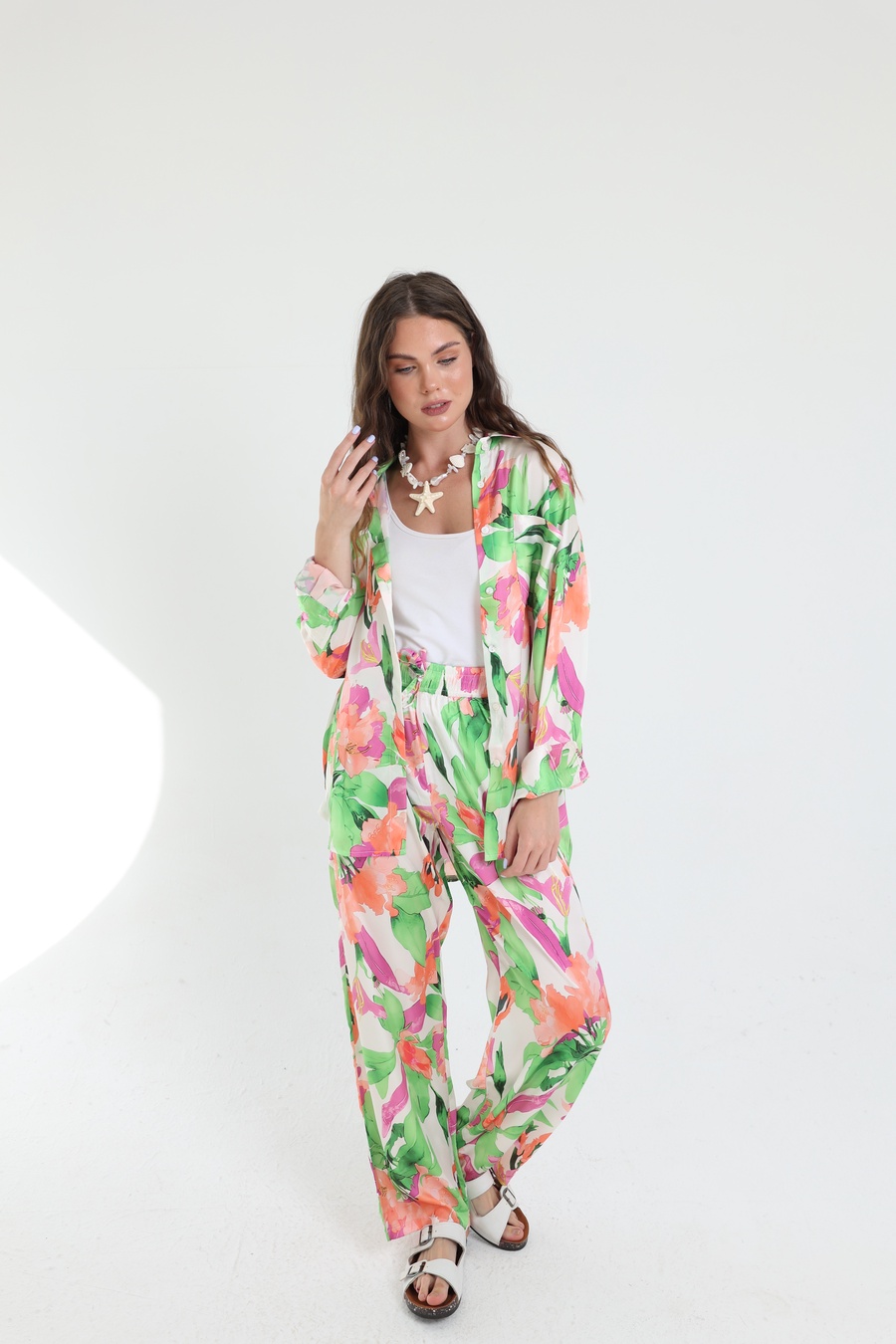 Floral suit