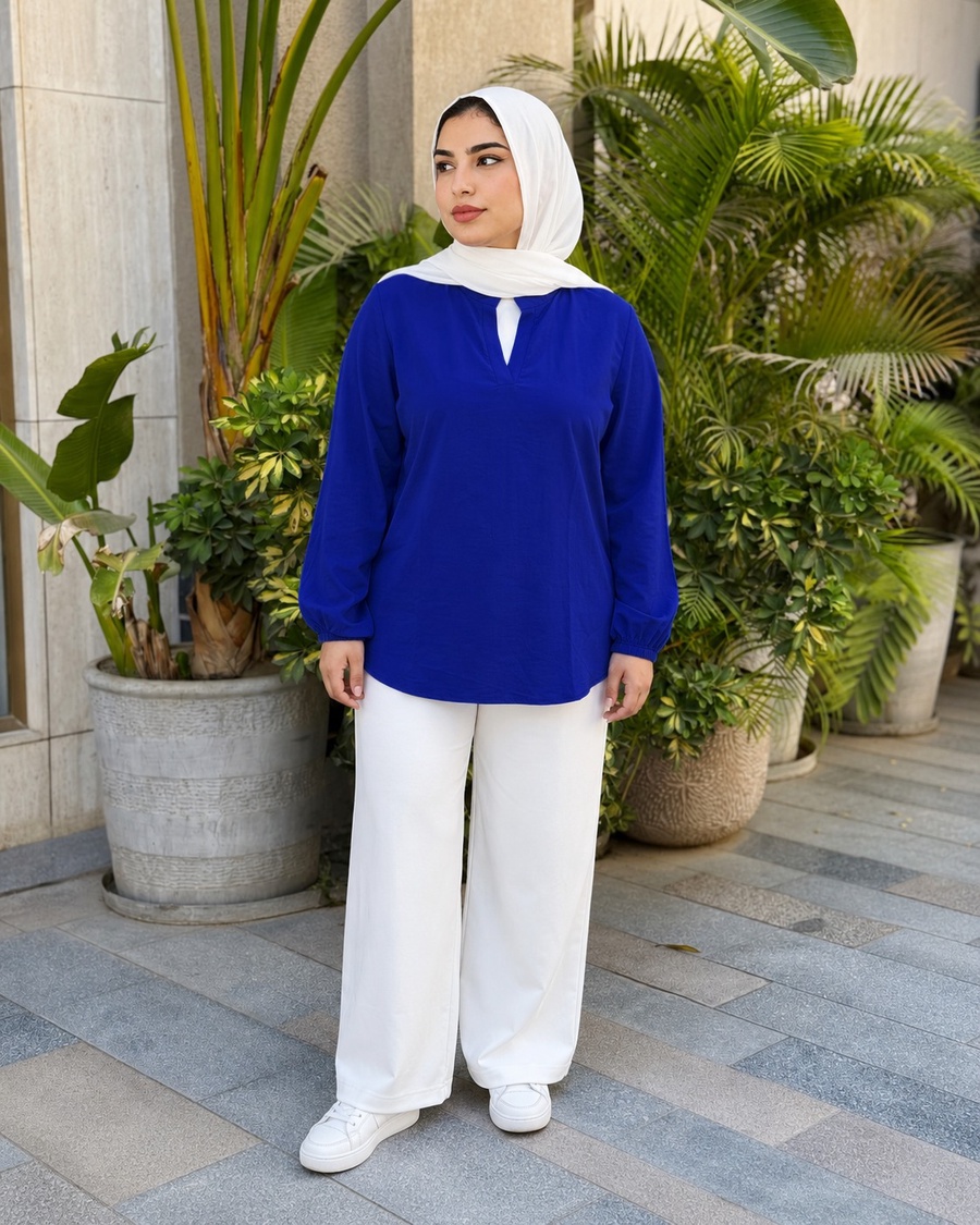 Plain blouse