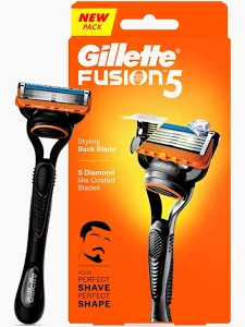 ماكينة حلاقة جيليت فيوجن 5 للرجال (مع 5 شفرات مضادة الاحتكاك) - Gillette Fusion5 Razor