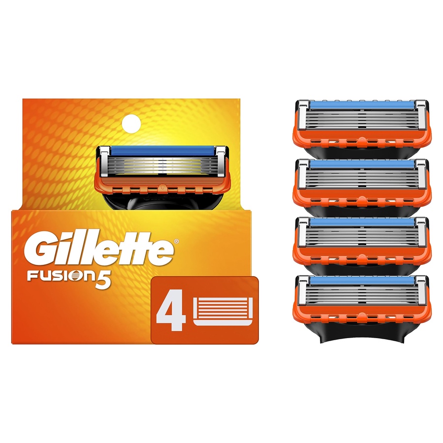 عبوة شفرات حلاقة جيليت فيوجن 5 (4 حبات) - Gillette Fusion5 Razor Blades 4s