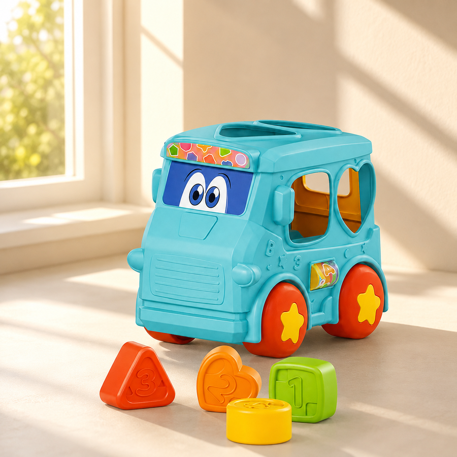 عربية فرز الأشكال والألوان | Sort & Play Vehicle