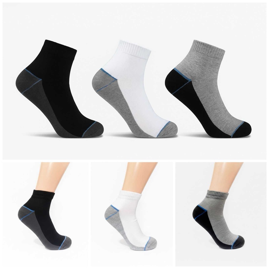 Triple H Half Terry Crew Socks – 3 Pack