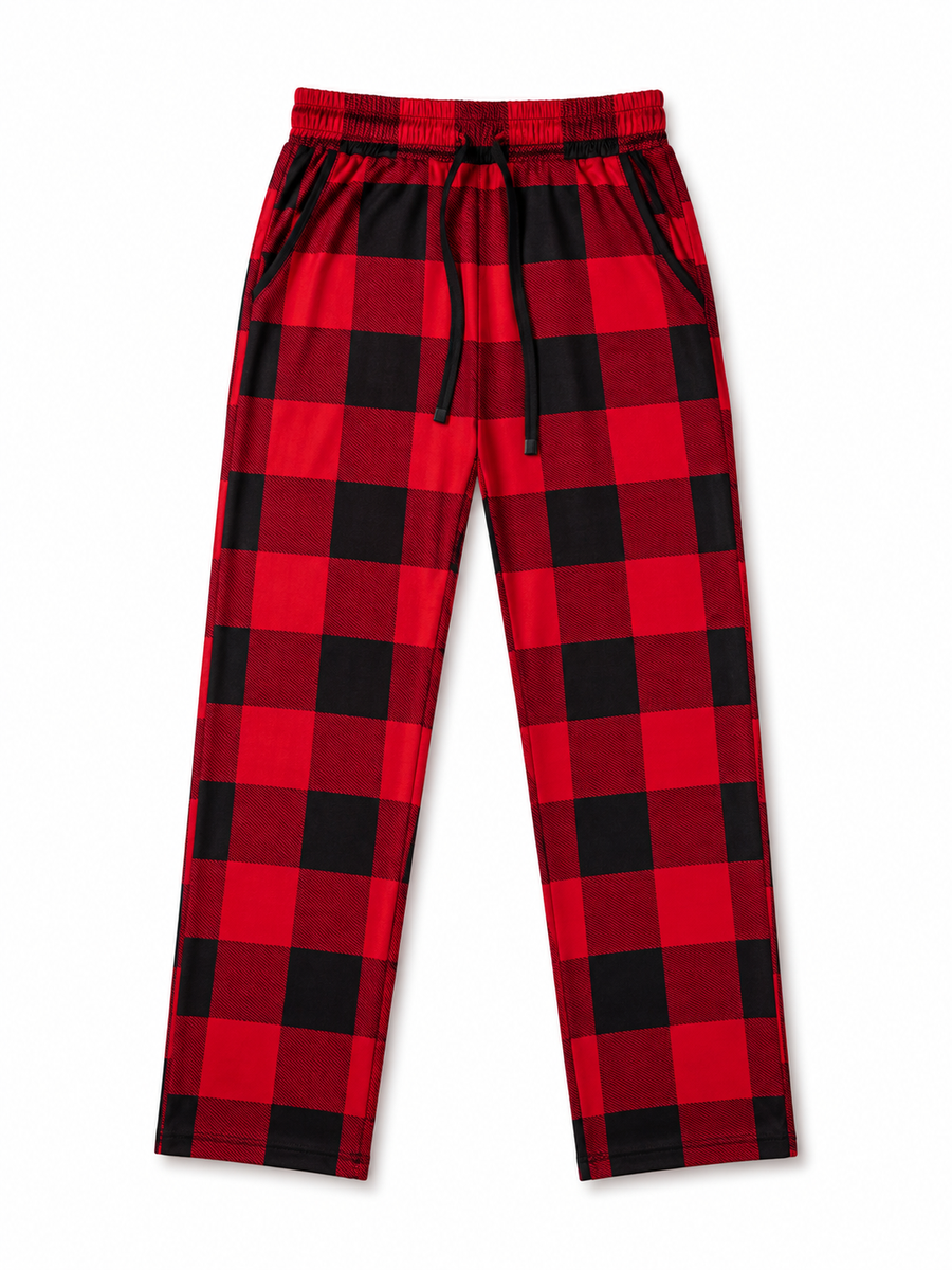 Plaid Summer Cotton Pants – Unisex