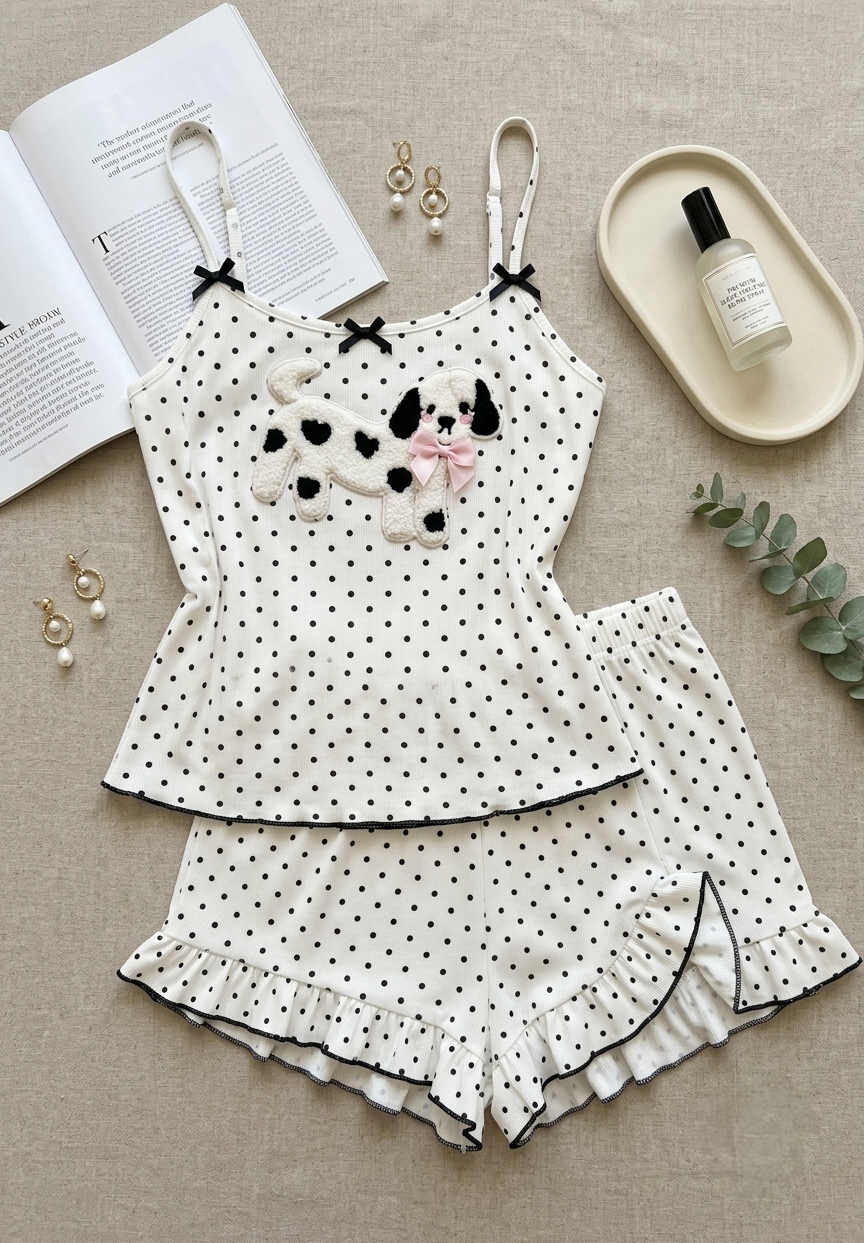 Dotty Cotton Lounge Set