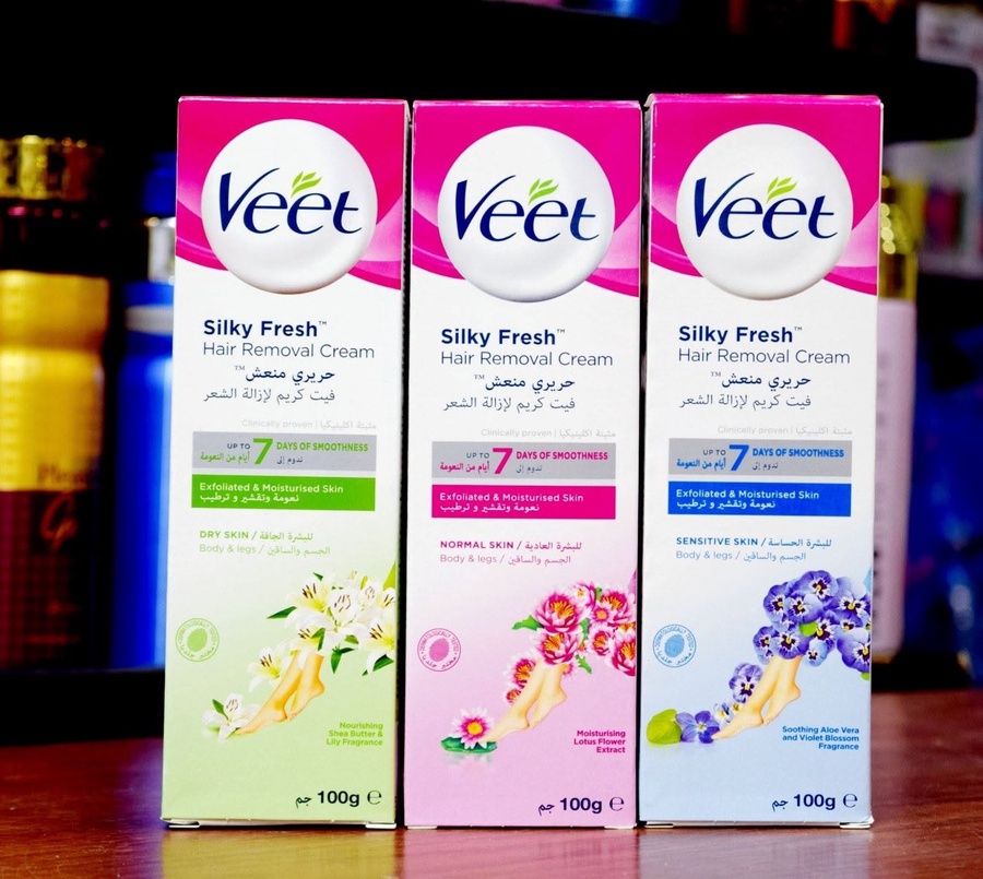 كريم إزالة الشعر فيت سيلكي فريش (100 جرام) - Veet Silky Fresh Hair Removal Cream