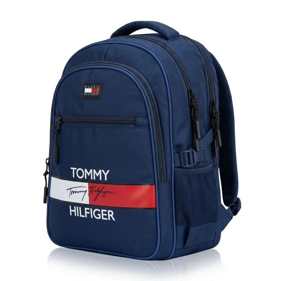 شنطة ظهر (باك) " Unisex " مستوحاه من "  Tommy Hilfiger " للمدرسة والجامعة | Demand & Beyond
