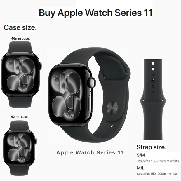 Apple Smart Watch Series-11  ( ضمان 12 شهر )