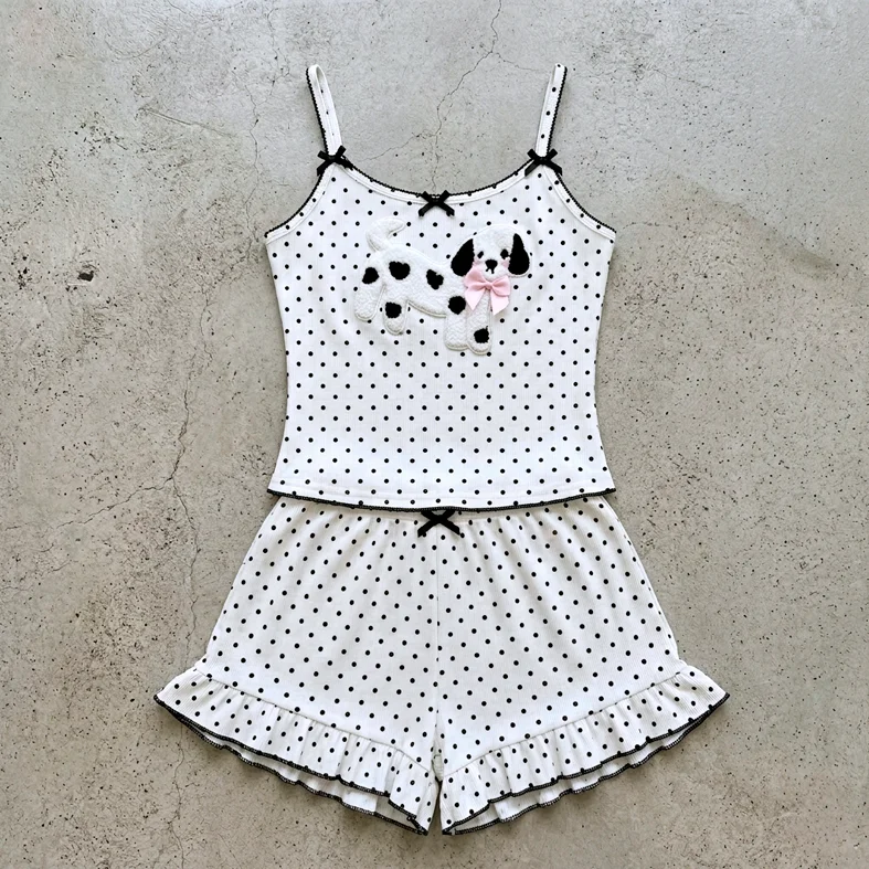 Hot Shorts Polka Dot Set