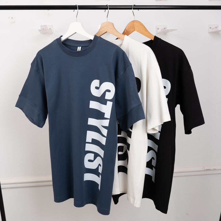 تيشيرت Stylist Raa25 بوليفار قطن 100% | أوفر سايز للجنسين