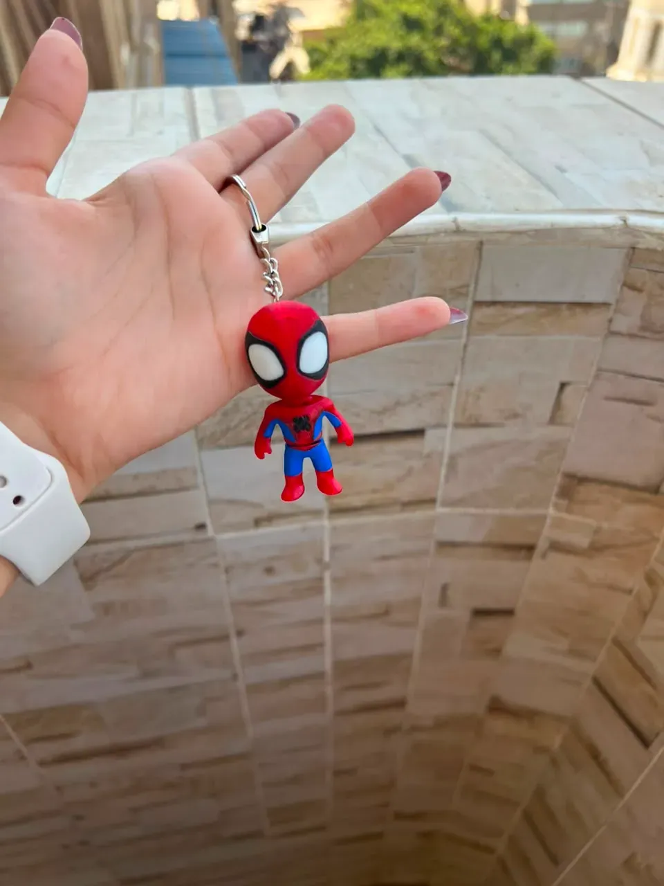 Spiderman - mini articulated keychain