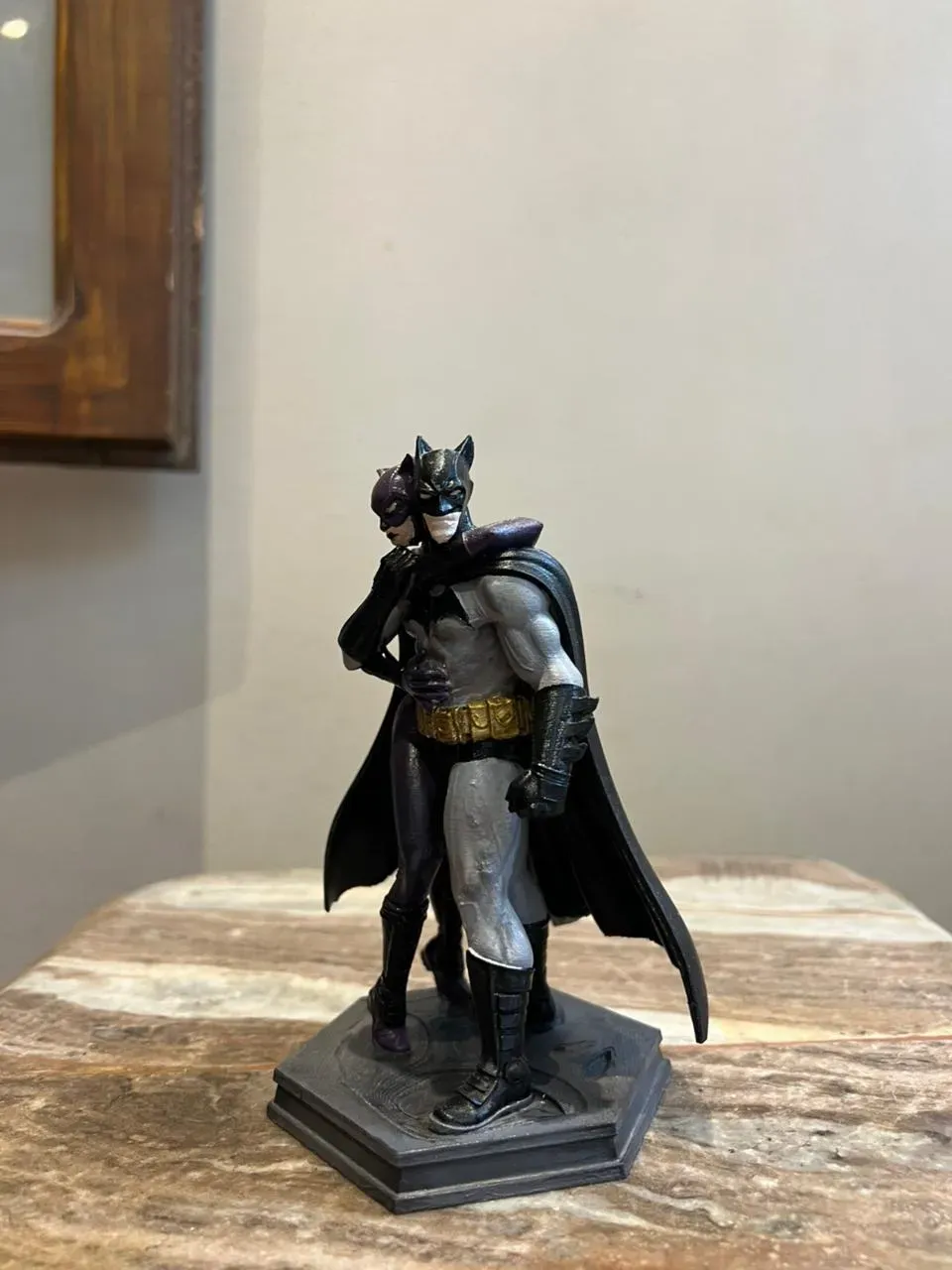 Batman and Catwoman Statue