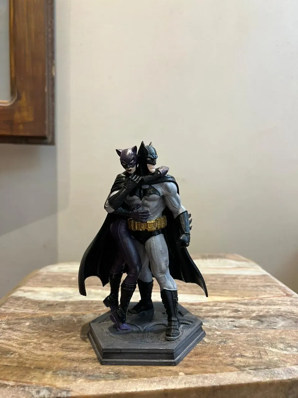 Batman and Catwoman Statue
