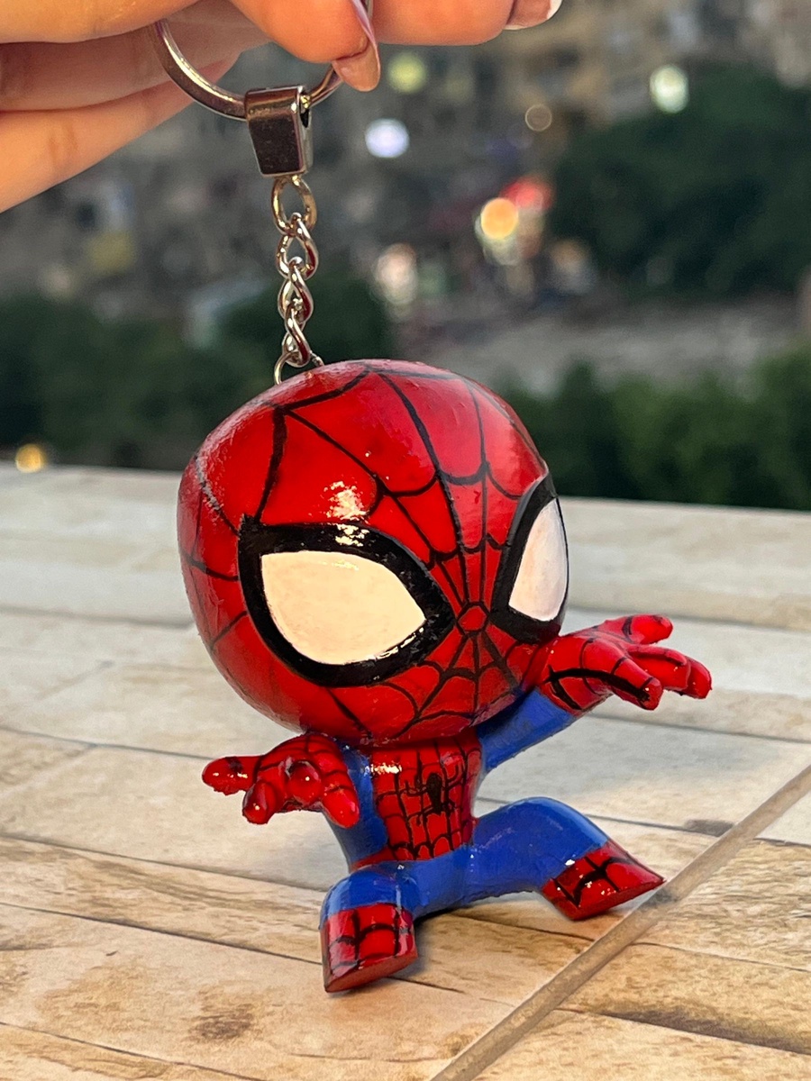 Spiderman keychain