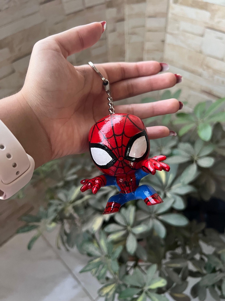 Spiderman keychain