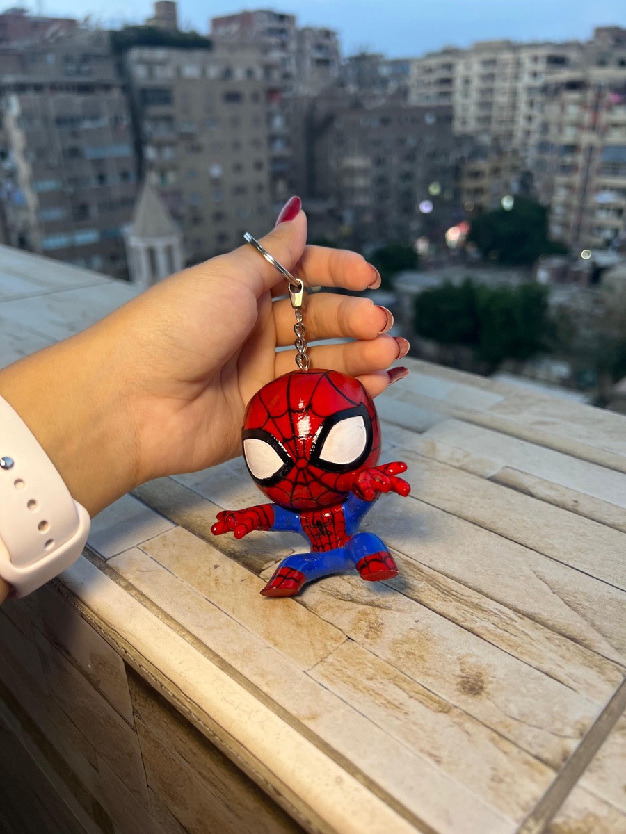 Spiderman keychain