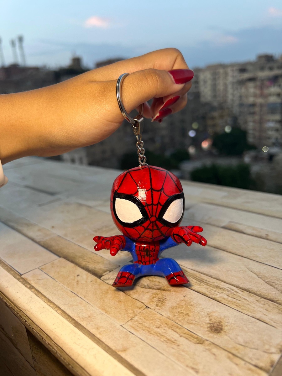 Spiderman keychain