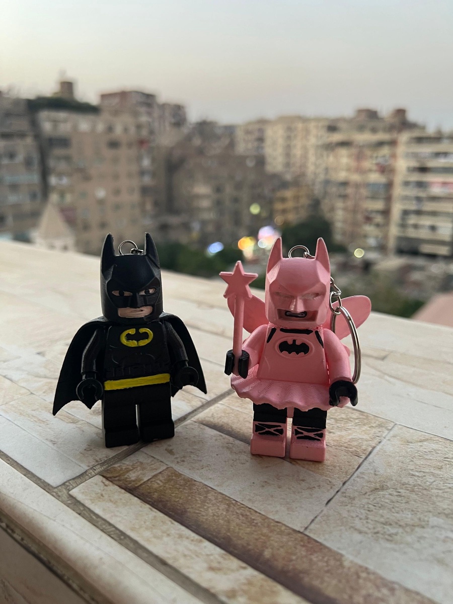 Batman keychain set