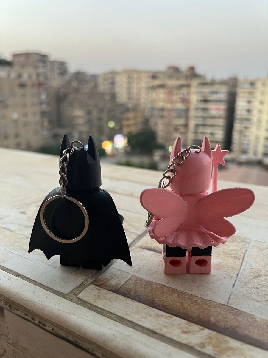 Batman keychain set
