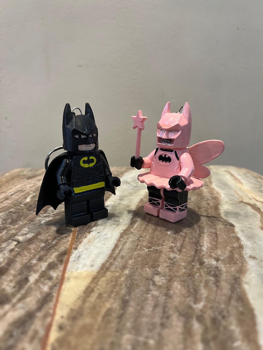 Batman keychain set