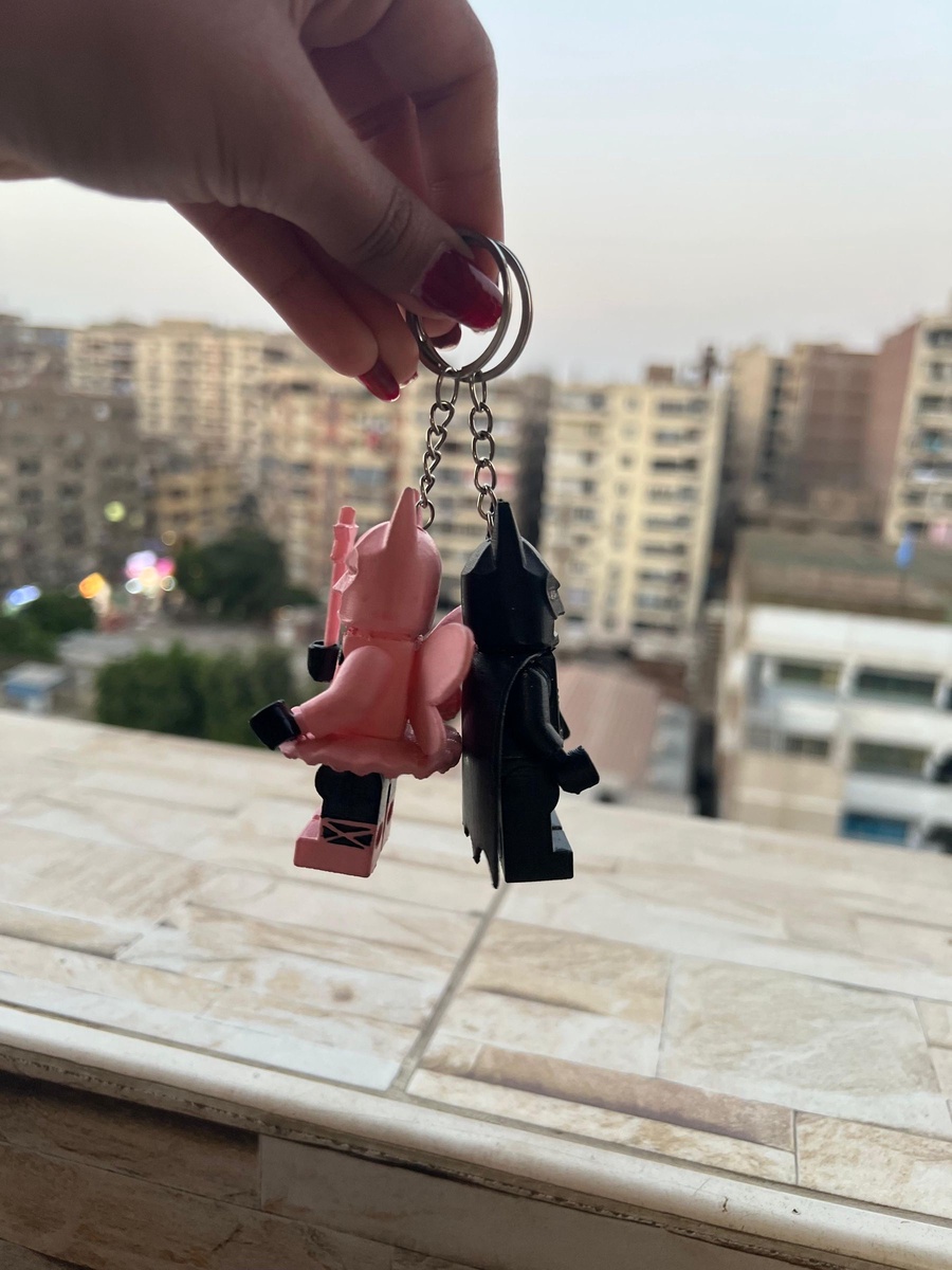 Batman keychain set