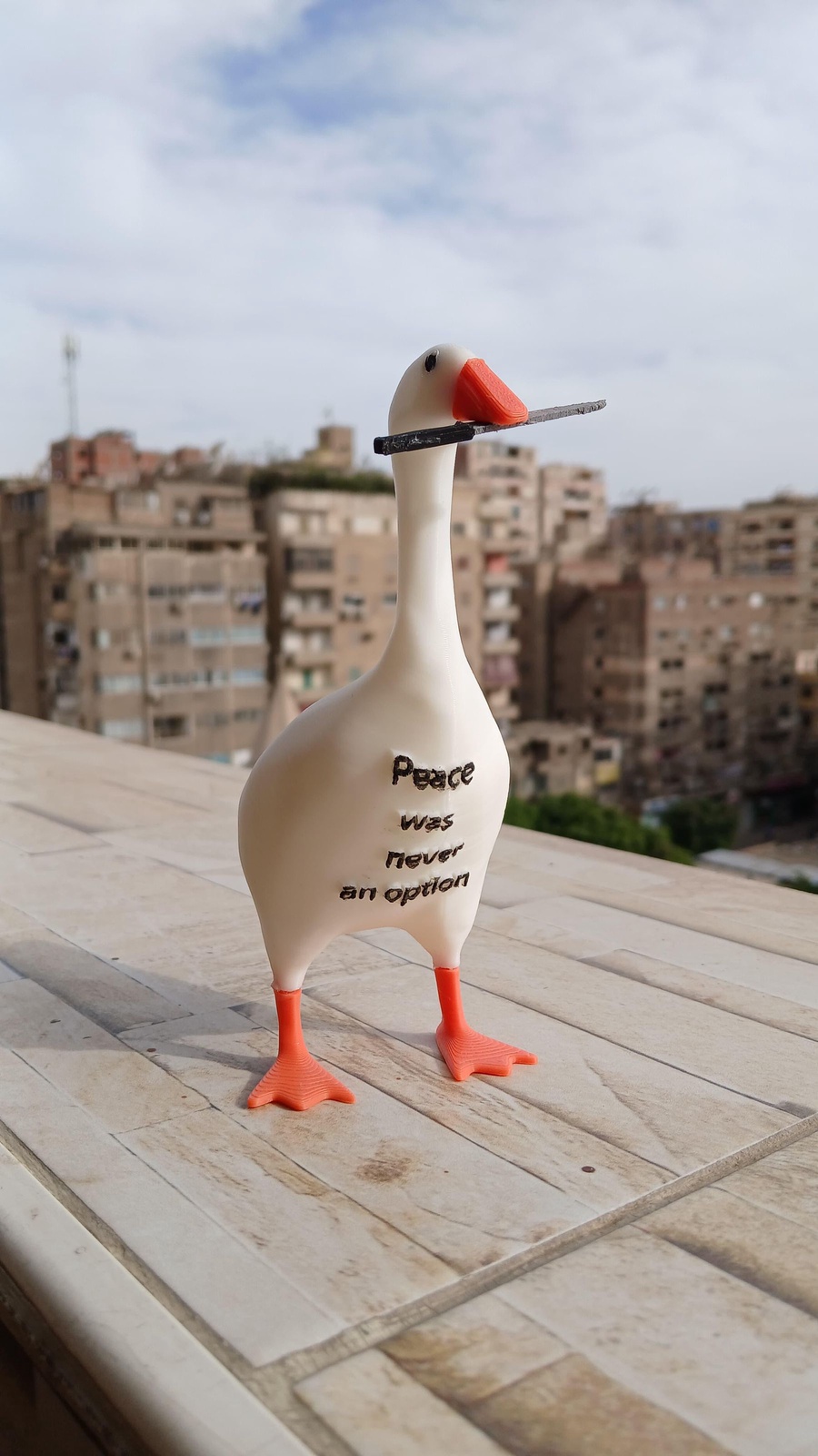Peace was never an option goose