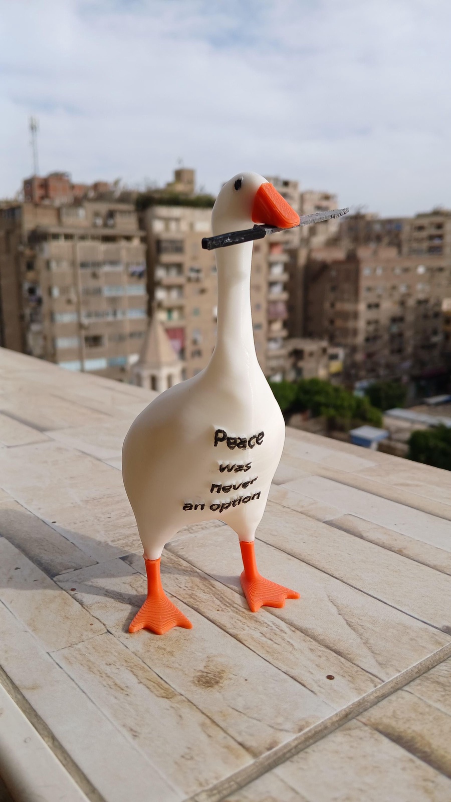 Peace was never an option goose