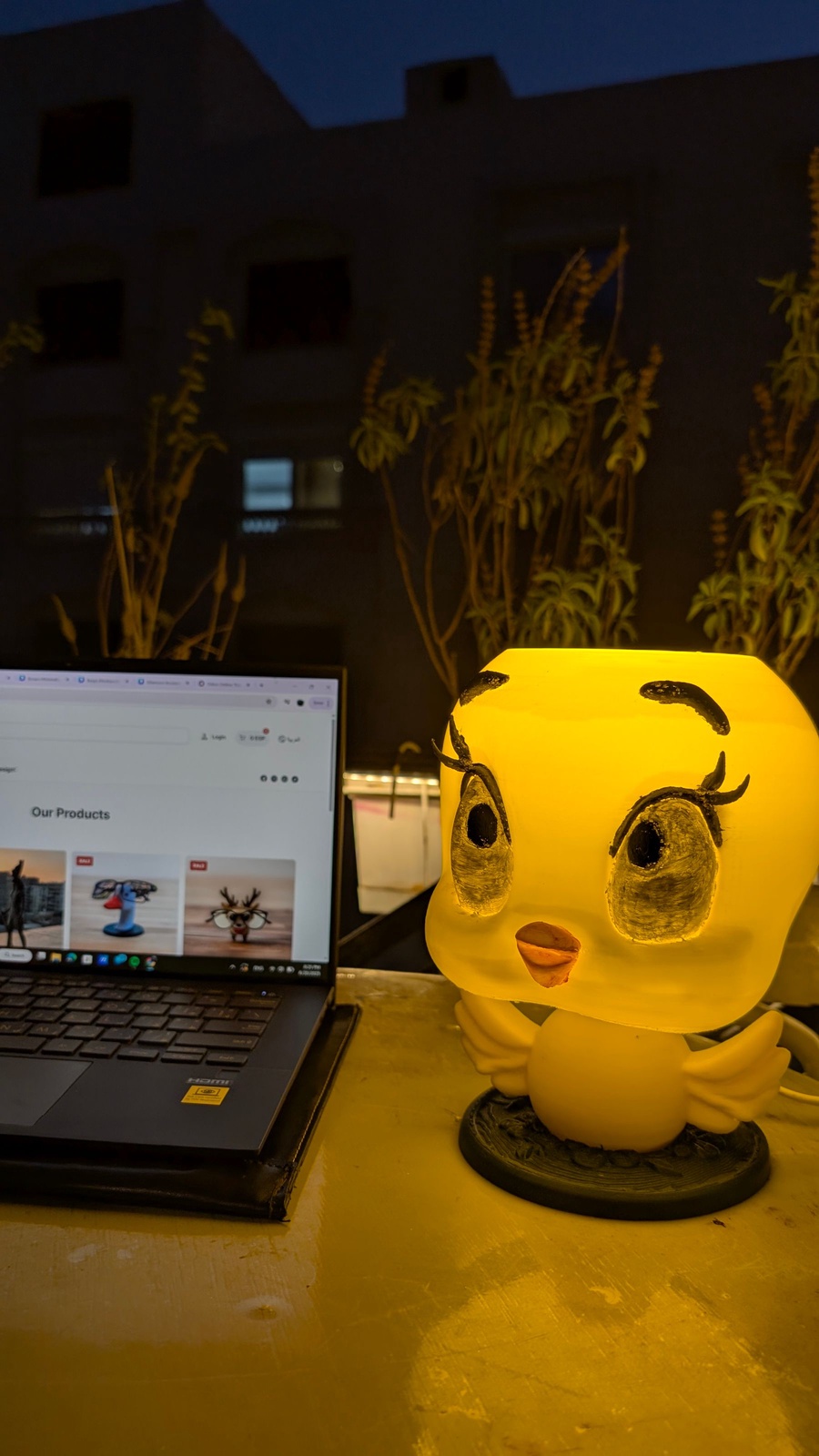 Tweety Lamp