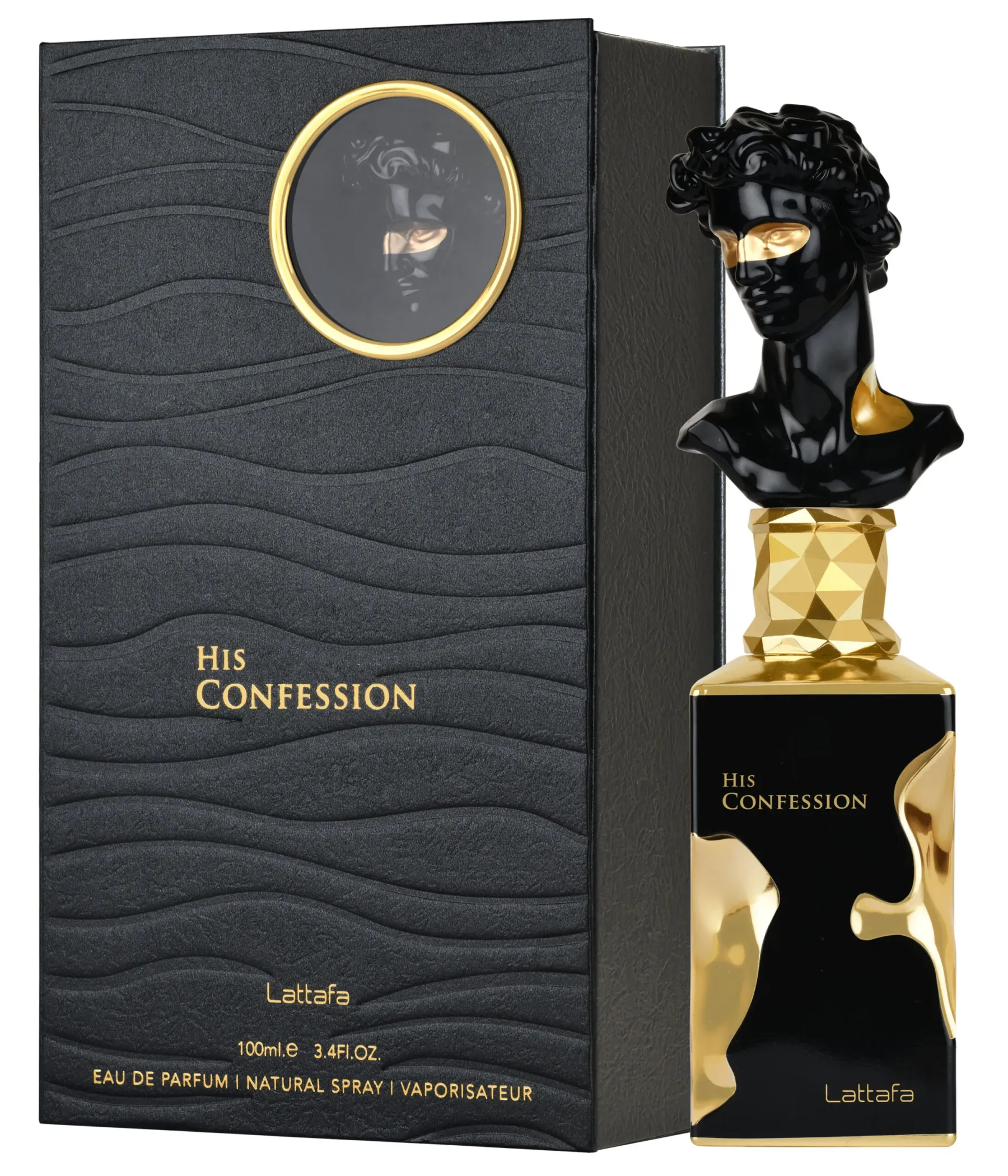 Lattafa His Confession "sealed with box"