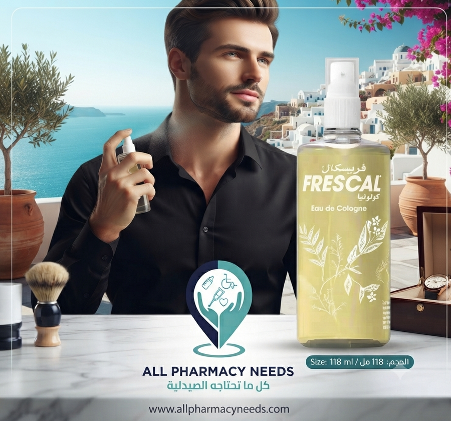 كولونيا فريسكال للرجال (عطر منعش للاستخدام اليومي -  118 مل ) - Frescal Men Cologne