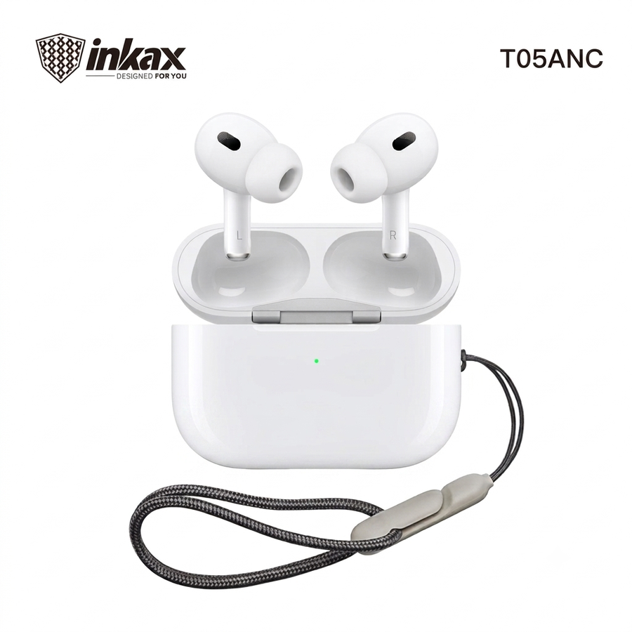 سماعة Inkax T05 ANC - عزل ضوضاء ومستشعر ذكي